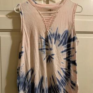 Tie die super comfortable tank top